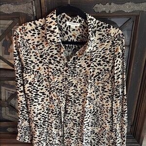 beachlunchlounge Animal Print Blouse